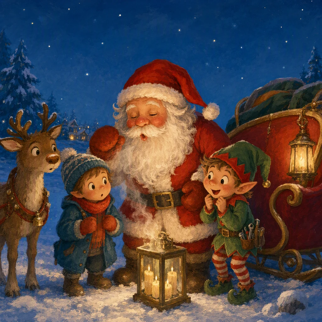 Jultomten är förkyld